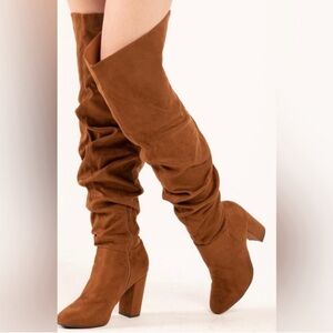 Bamboo Appreciate Womens Over The Knee Boots new no box from dolls kill​